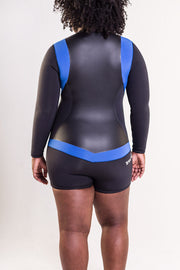 Women's wetsuit shorty back by Truli Wetsuits