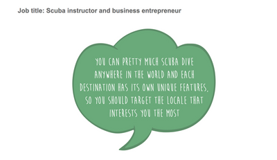 Expedia classifies Entrepreneur Mia Toose's job as one of the best travel jobs