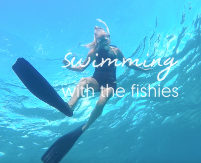 Video Edit:  Truli Wetsuits for women goes swimming with the fishies!