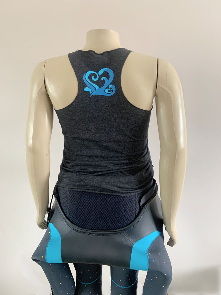 The Truli-Tanktop - Racerback - Pepper Grey