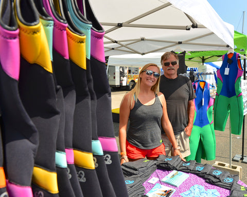 Dad and Mia at the Port Credit Boat Show