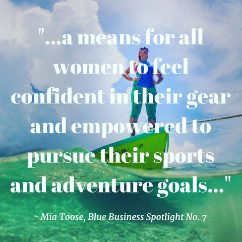 Ola'pi Creative quote from Mia Toose of Truli Wetsuits for the Blue Business Spotlight