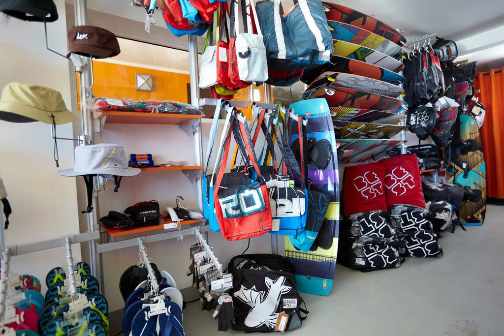 Laurel Eastman Kiteboarding retail shop