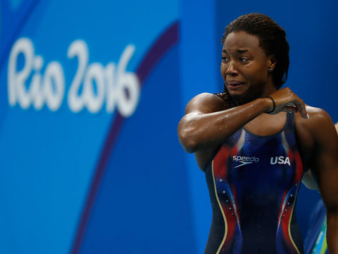 Simone Manuel is the first black swimmer to win gold at the Olympics in 2016