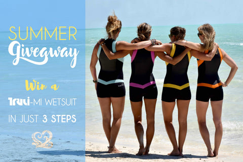Truli Wetsuits for women summer giveaway in just 3 steps