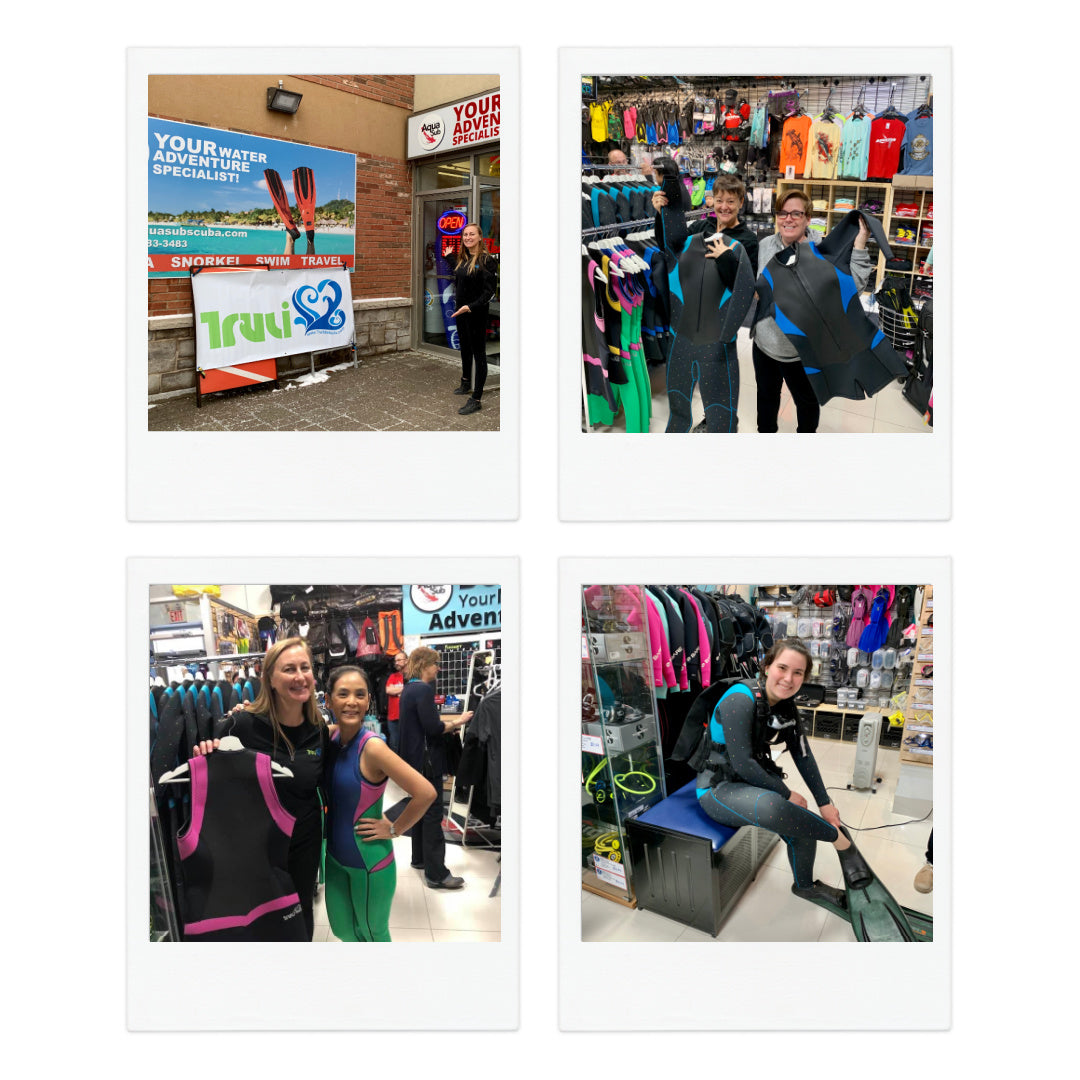 Aquasub Scuba POP-up Fitting Party with Truli Wetsuits