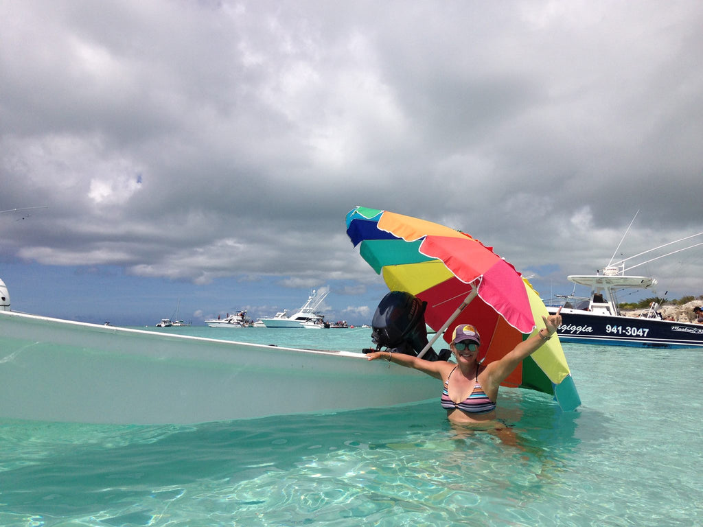 Mia enjoying life in Turks & Caicos